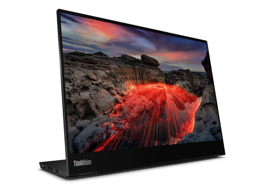 専用スタイラスペンが付属する14型モバイル液晶、レノボ「ThinkVision M14t Gen 2」発売