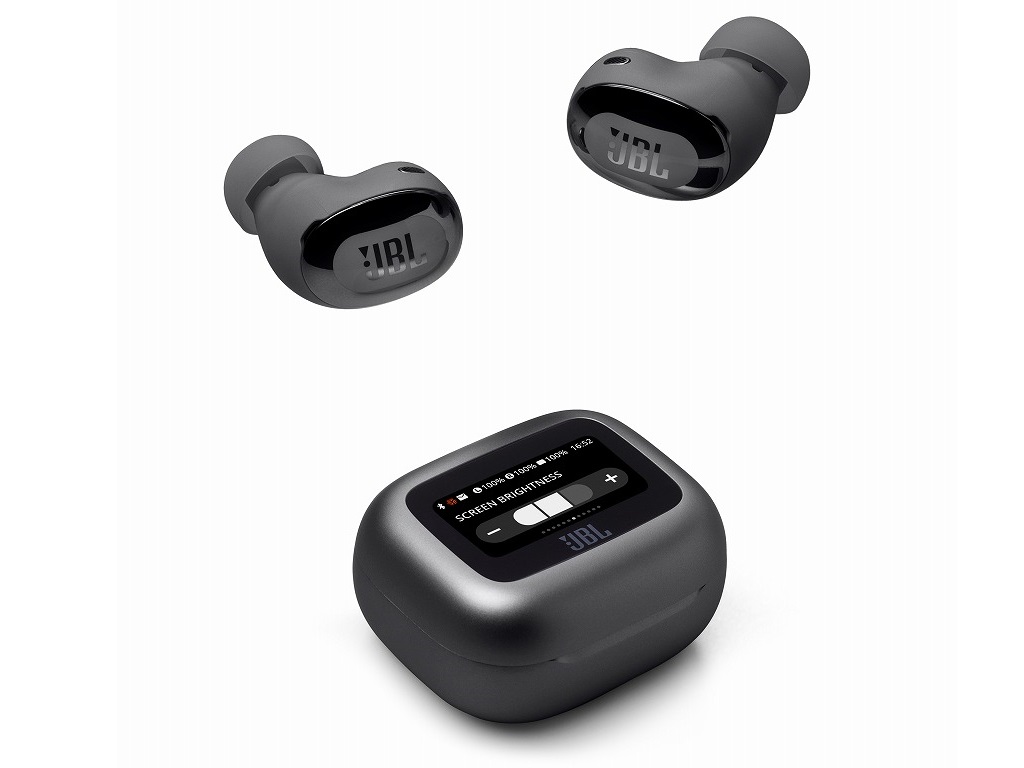スマートディスプレイ搭載のLDAC対応完全ワイヤレスイヤホン「JBL LIVE BUDS 3」