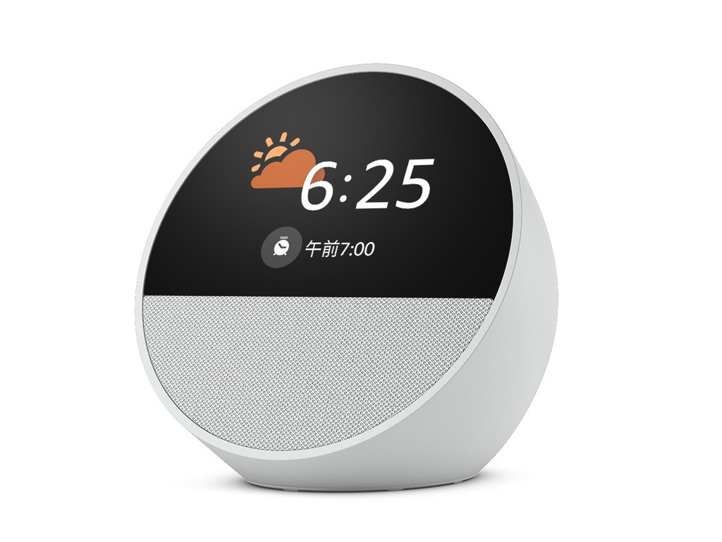 Amazon、タッチ液晶＆スピーカー内蔵の新しい「Echo Spot」発売。プライム会員は5,980円