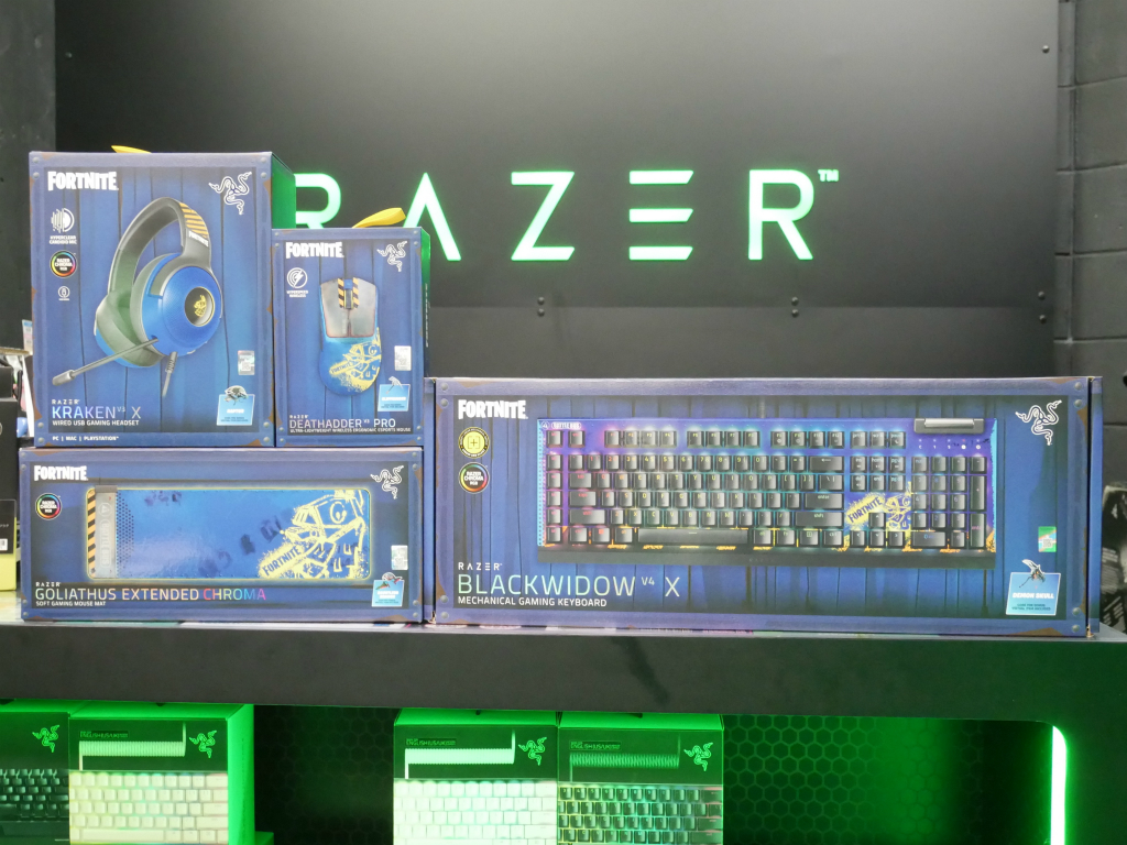 ゲーム内アイテムが付属するFortniteコラボゲーミングデバイス「Razer|Fortniteコレクション」発売