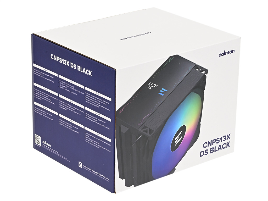 リアルタイムでCPU温度が分かるスリムなARGBサイドフロー、ZALMAN「CNPS13X DS BLACK」検証