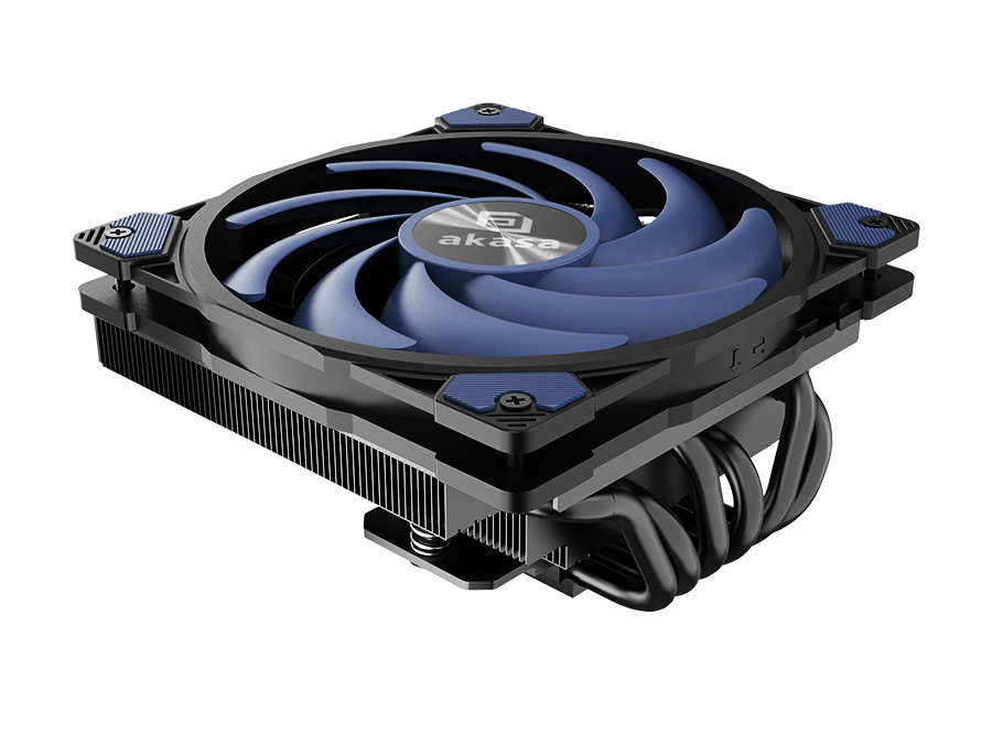LGA1851対応のロープロファイルCPUクーラー、Akasa「Alucia H6LS M2」