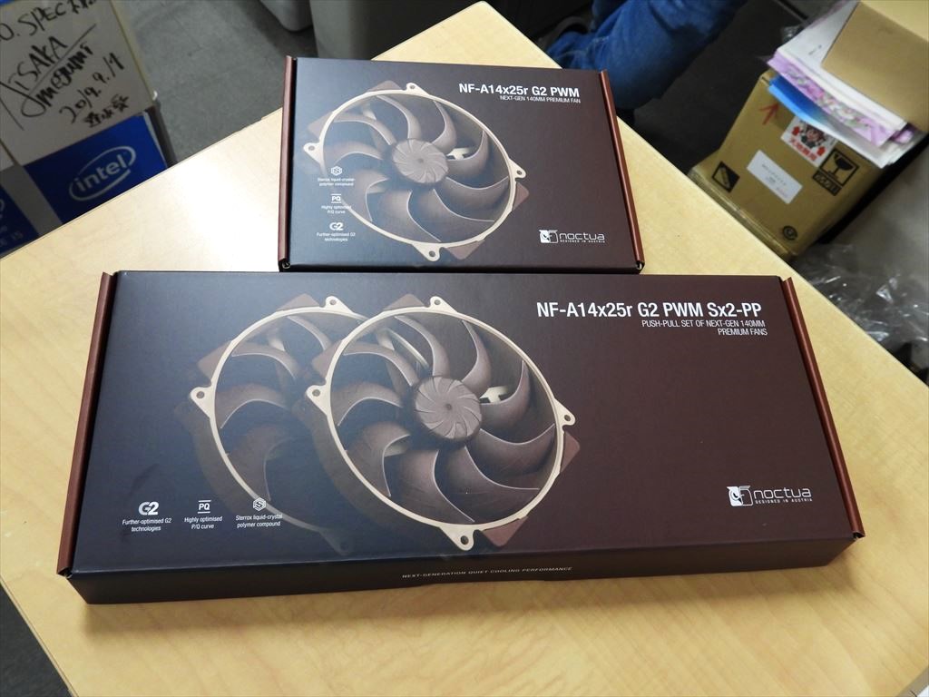 Noctua最上位クーラー「NH-D15 G2」に搭載されている最新140mmラウンドファンがアキバに登場