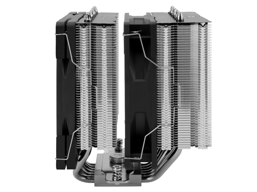メモリスロットと干渉しないツインタワー、Thermalright「Royal Knight 120 SE」