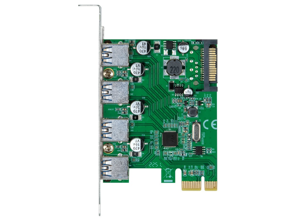 センチュリー「ポートを増やしタイ」からUSB 3.2 Gen 1の4ポート拡張カード