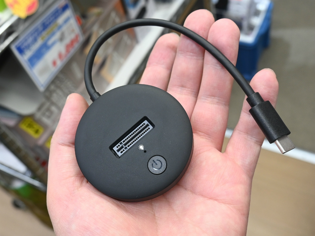 NVMe M.2 SSDを直挿しできるUSB 3.2 Gen 2対応スタンドがアイネックスから