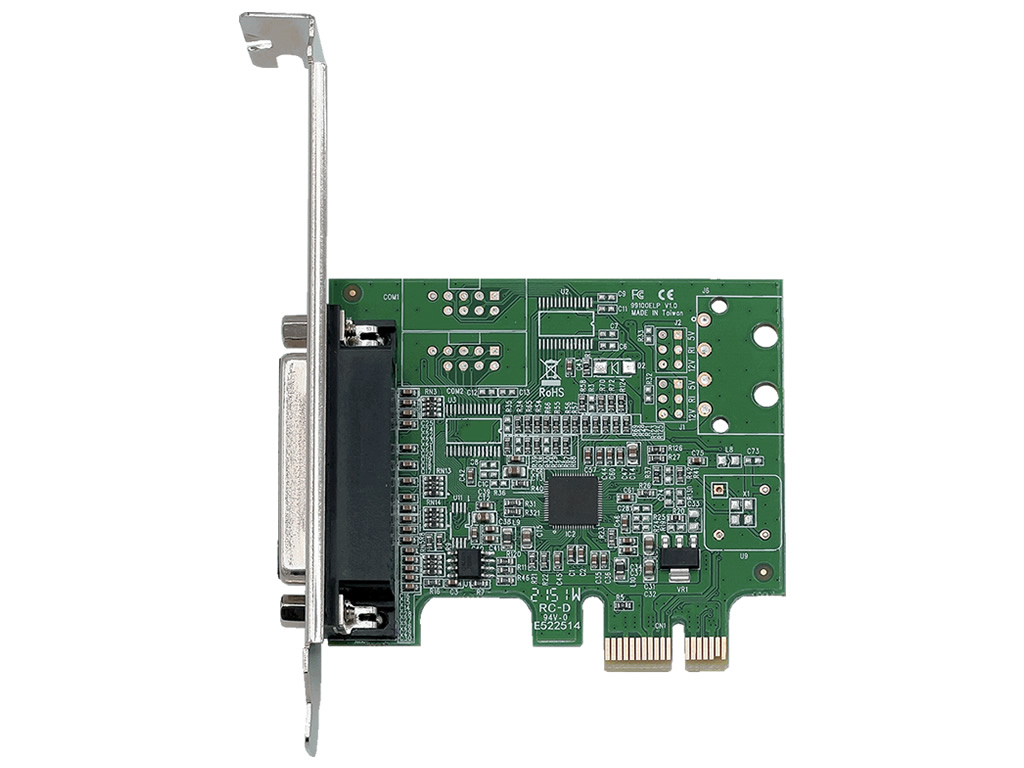 PCI Express(x1)接続のパラレルポート増設カード、玄人志向「1P-LPPCIE3」