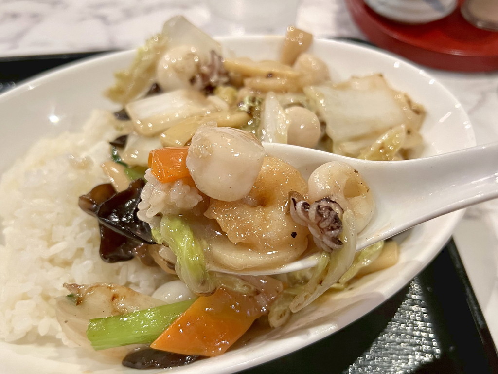 【深夜丼】雁川の海鮮中華丼