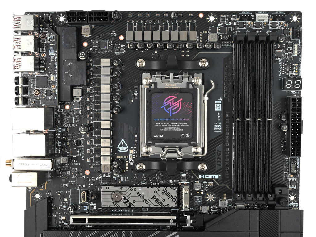 強力なインターフェイスとEZ DIY設計が光る最新アッパーミドル、MSI「MPG X870E CARBON WIFI」