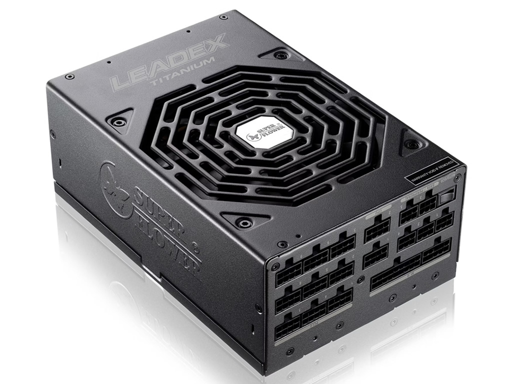 1,600Wの80PLUS Titanium電源ユニット、Super Flower「LEADEX TITANIUM 1600W ATX 3.1」