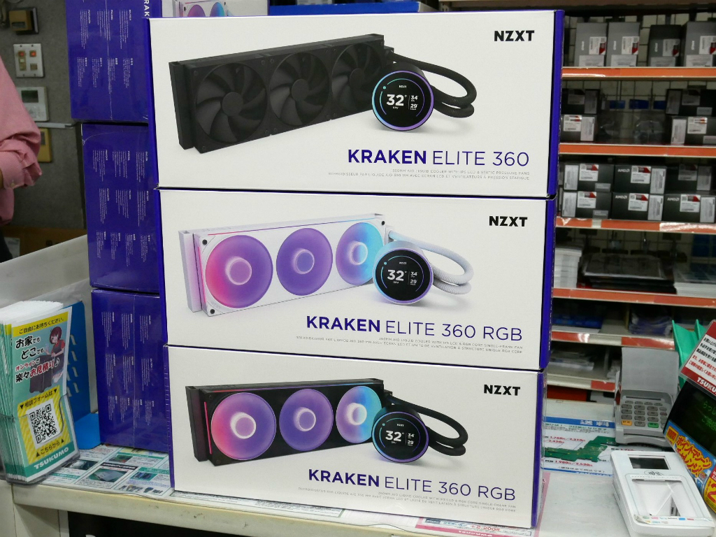 (アキバ入荷情報) NZXT、2.72型IPS液晶を搭載した最新AIO水冷「Kraken Elite」シリーズ計8モデル