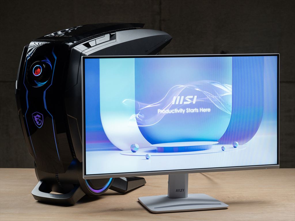 1万円台で買える圧倒的コスパのホワイト液晶ディスプレイ、MSI「PRO MP251W E2」