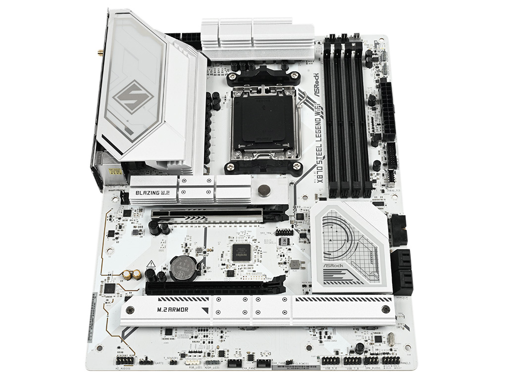 Ryzen 7 9800X3DのOCにも対応する堅牢設計のホワイトマザーボード、ASRock「X870 Steel Legend WiFi」検証