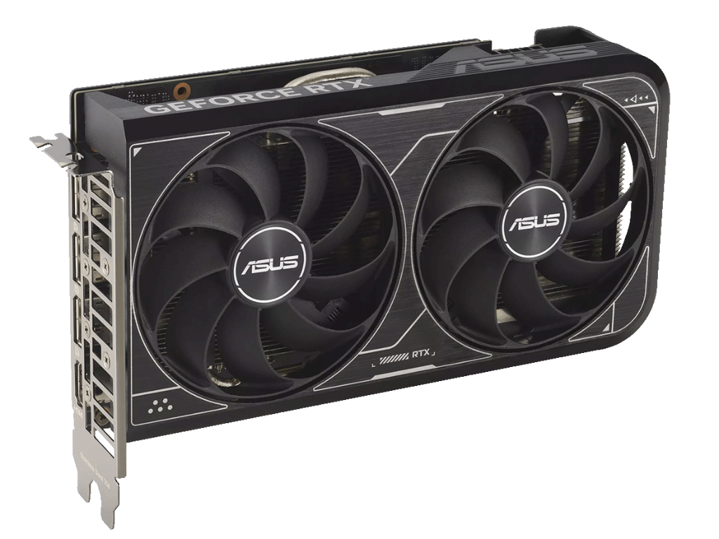 長さ約200mm、2スロット厚のGeForce RTX 4060 Ti、ASUS「DUAL-RTX4060TI-O8G-V2」発売