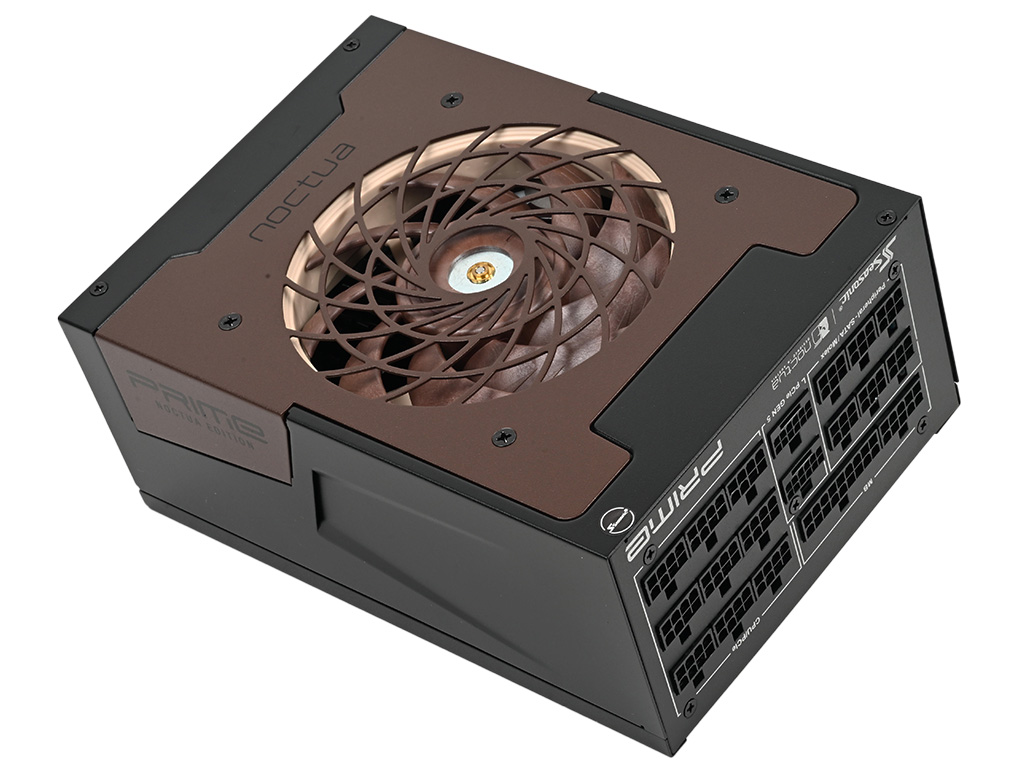 傑作ファンによる“ほぼ無音”の動作を誇る、Noctua×Seasonicコラボのプレミアム電源「PRIME TX-1600 Noctua Edition」検証