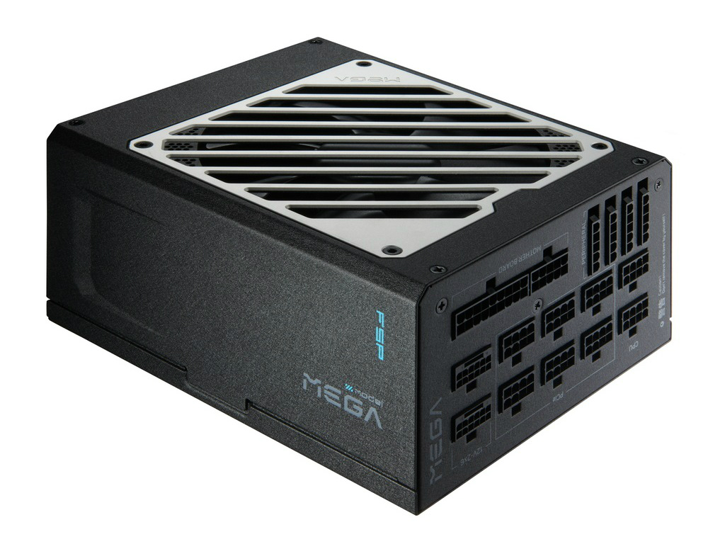 12V-2x6コネクタを2口搭載するTITANIUM電源、FSP「MEGA TI 1350W」