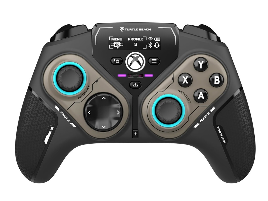 ボタン部分がクルッと回るワイヤレスゲームコントローラ、Turtle Beach「Stealth Pivot」