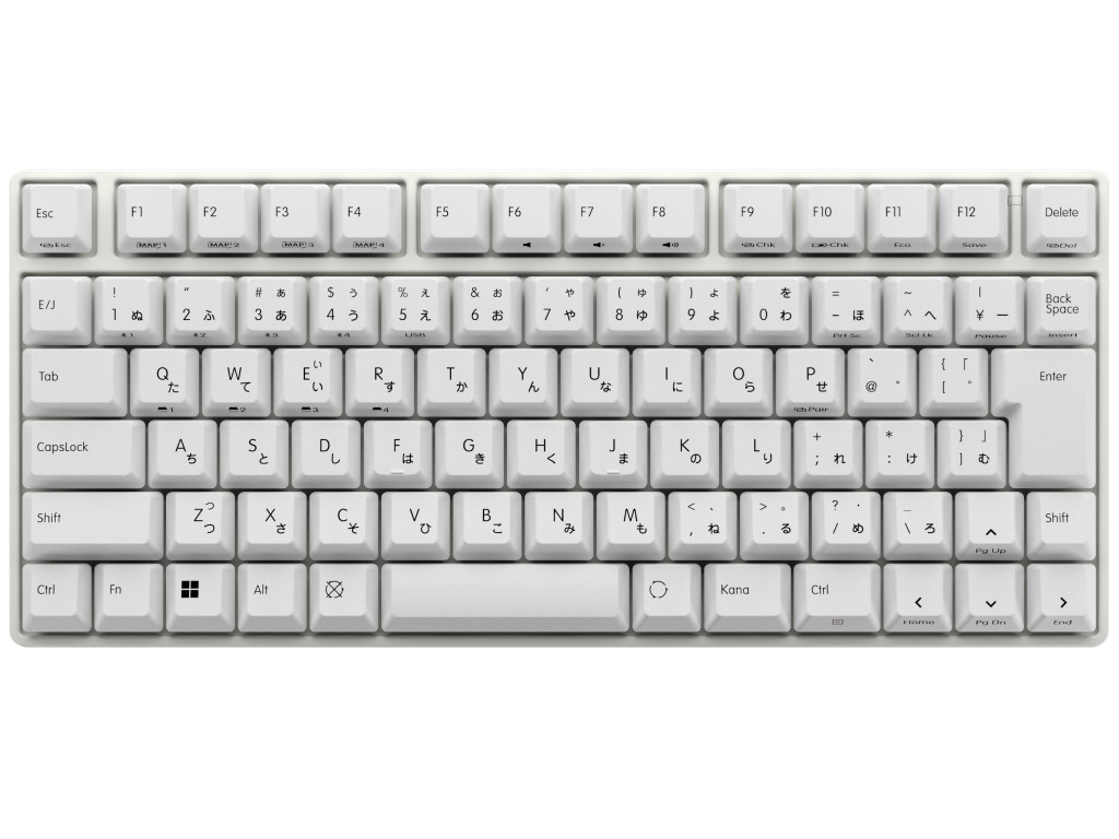 東プレのテンキーレスキーボード「REALFORCE RC1/GX」シリーズにホワイトモデル追加