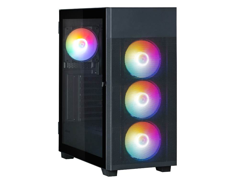 メタルメッシュフロントパネルのミドルタワーPCケース、ZALMAN「S5 NEO」シリーズ