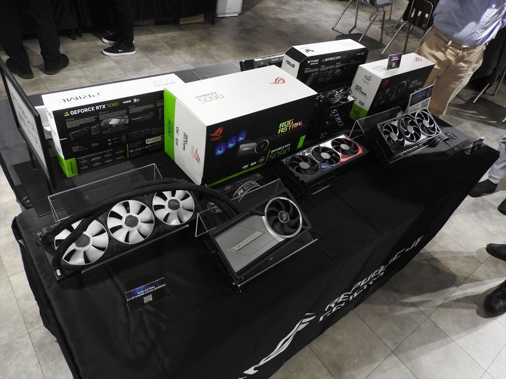 (イベント取材) 約60万円のRTX 5090も展示された「ASUS NEXT GENERATION CUSTOM PC 新製品発表イベント 2025」