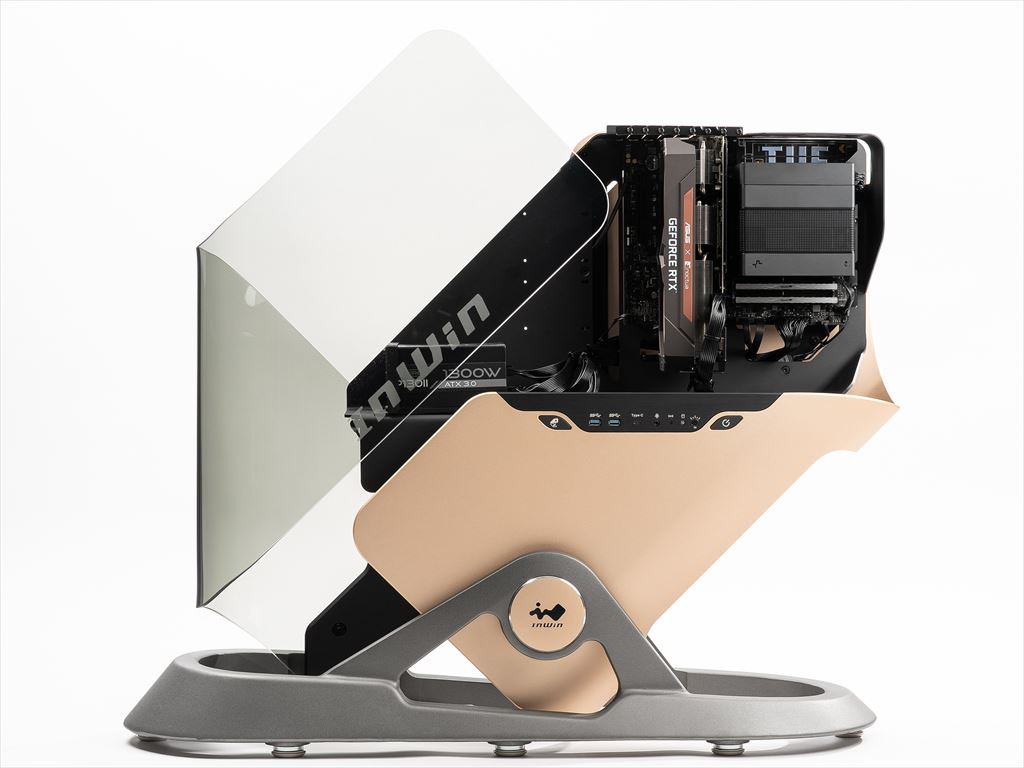 画像と動画で見る圧倒的存在感の動く100万円PCケース、InWin「Infinite」