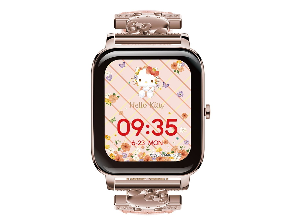 サンリオキャラとコラボした初のスマートウォッチ発売。ハローキティやシナモロールなど4モデル