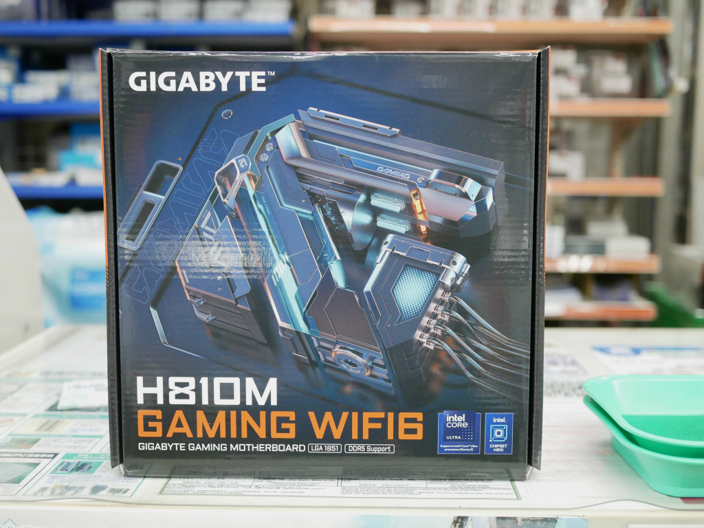 (アキバ入荷情報) 税込17,800円のLGA1851向けエントリーゲーミングマザーボード、GIGABYTE「H810M GAMING WiFi6」