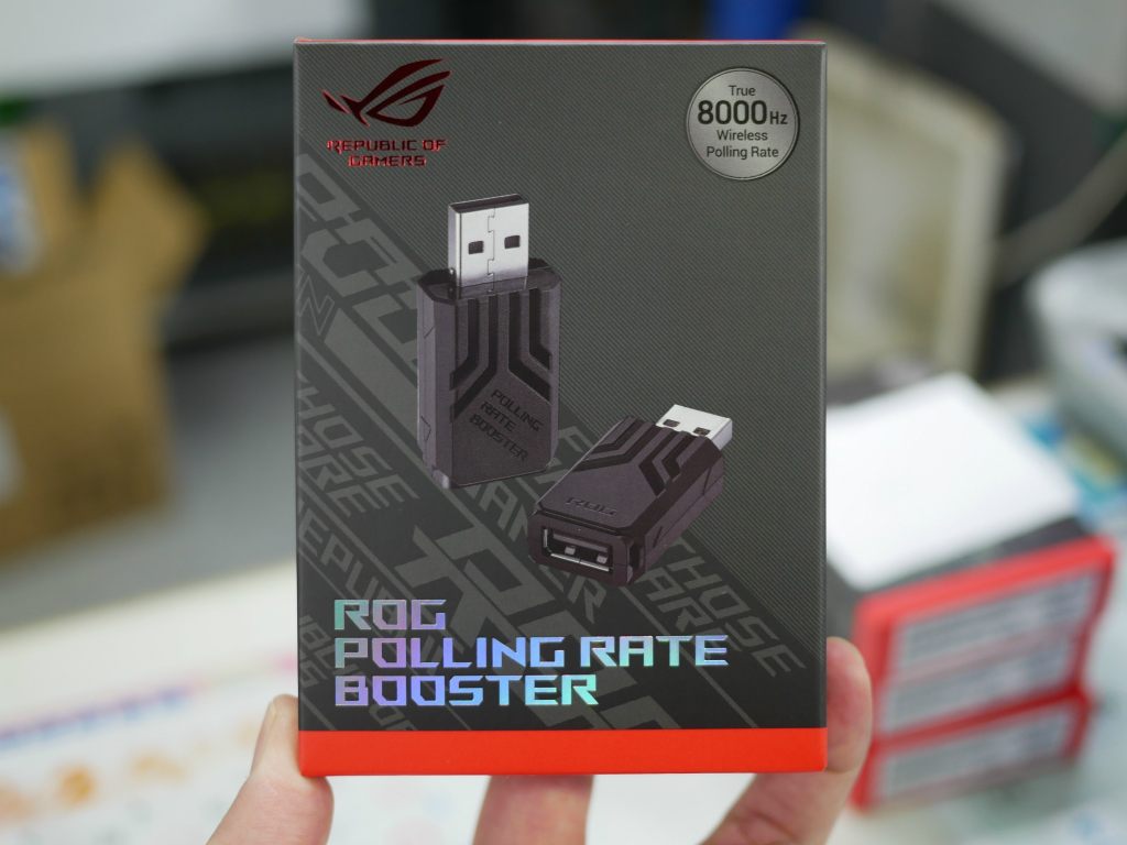 (アキバ入荷情報) ゲーミングマウス・キーボードのレポートレートを8,000HzにするブースターがASUS ROGから発売開始