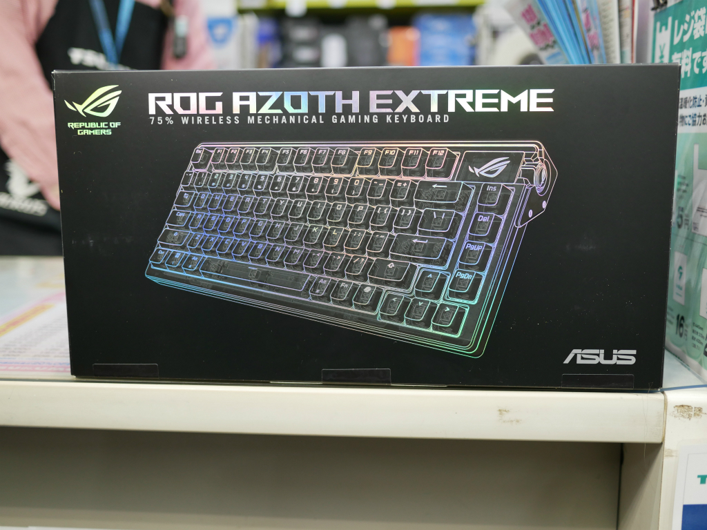 (アキバ入荷情報) ASUS「ROG Azoth Extreme」にROG NX Storm軸採用のバリエーションモデル追加