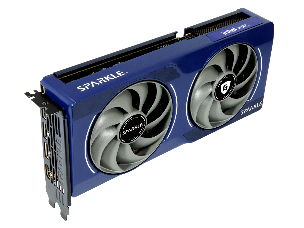 オリジナルデュアルファンクーラーを搭載したArc B580グラフィックスカードがSPARKLEから