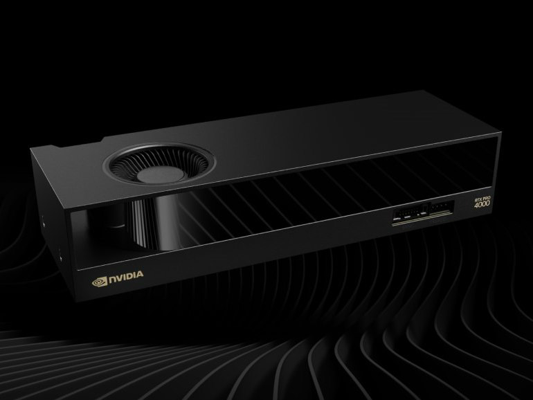 NVIDIA、Blackwell採用のロープロファイル対応プロ向けグラフィックスカード2種