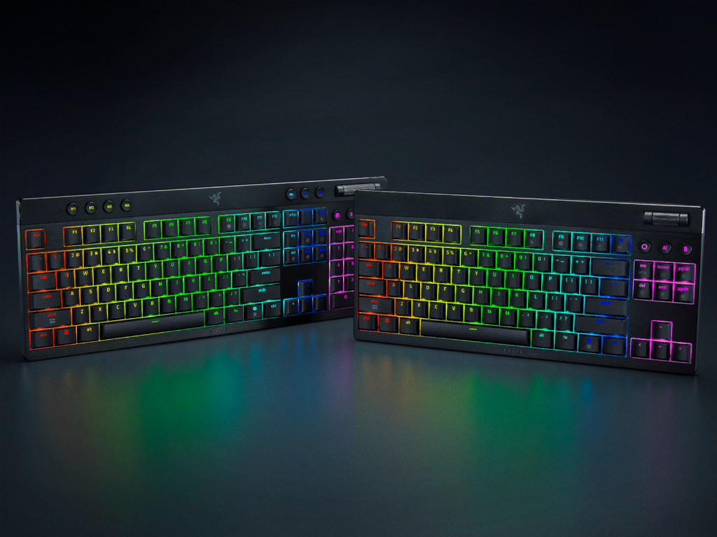 薄型設計のワイヤレスゲーミングキーボード「Razer BlackWidow V4 Low-profile HyperSpeed」