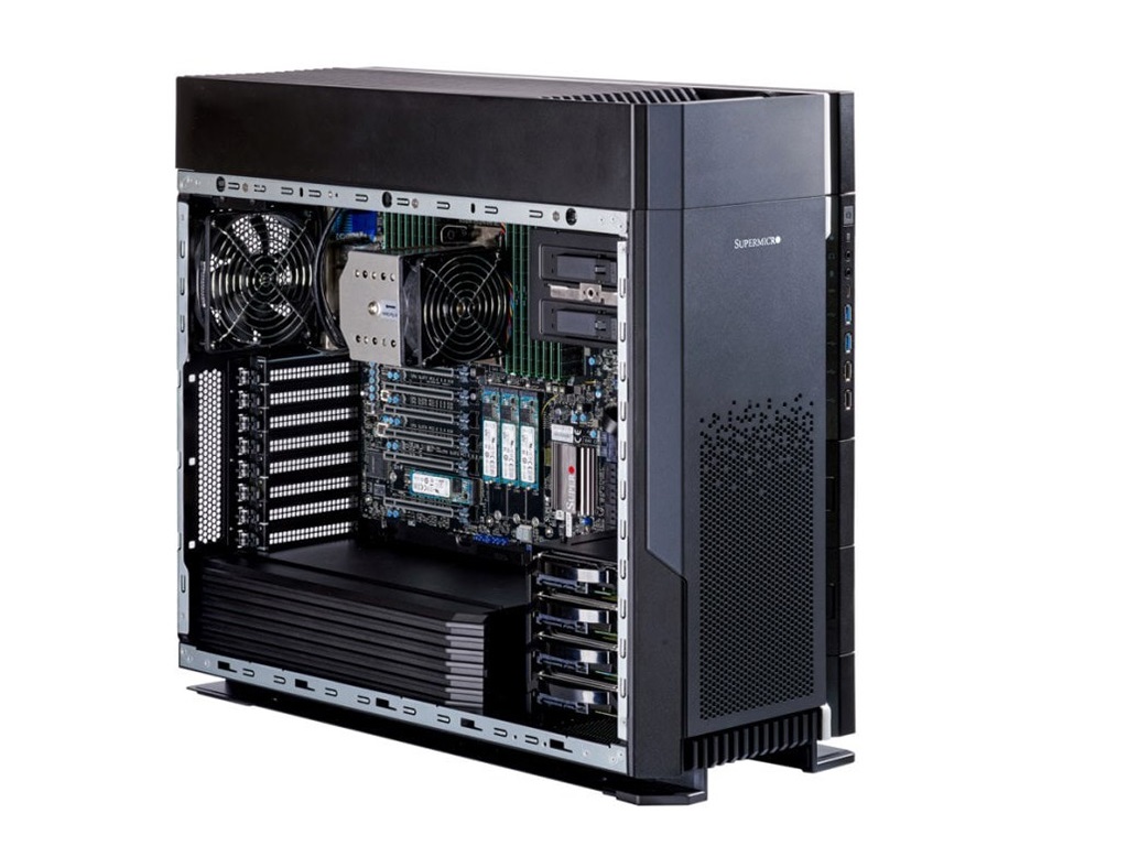 税込770万円のNVIDIA RTX PRO 6000 Blackwell Max-Qを4枚搭載するワークステーション