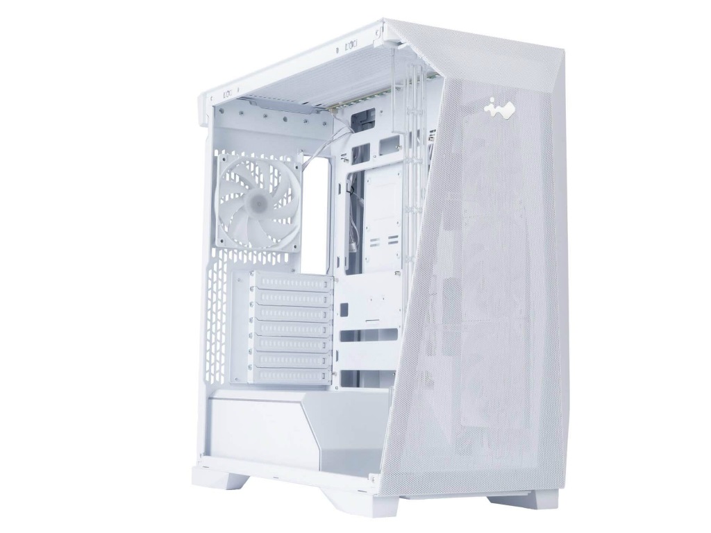 3ピースガラスパネルを採用するIn Win「PRISM」に新色“Sky Mirror White Edition”追加