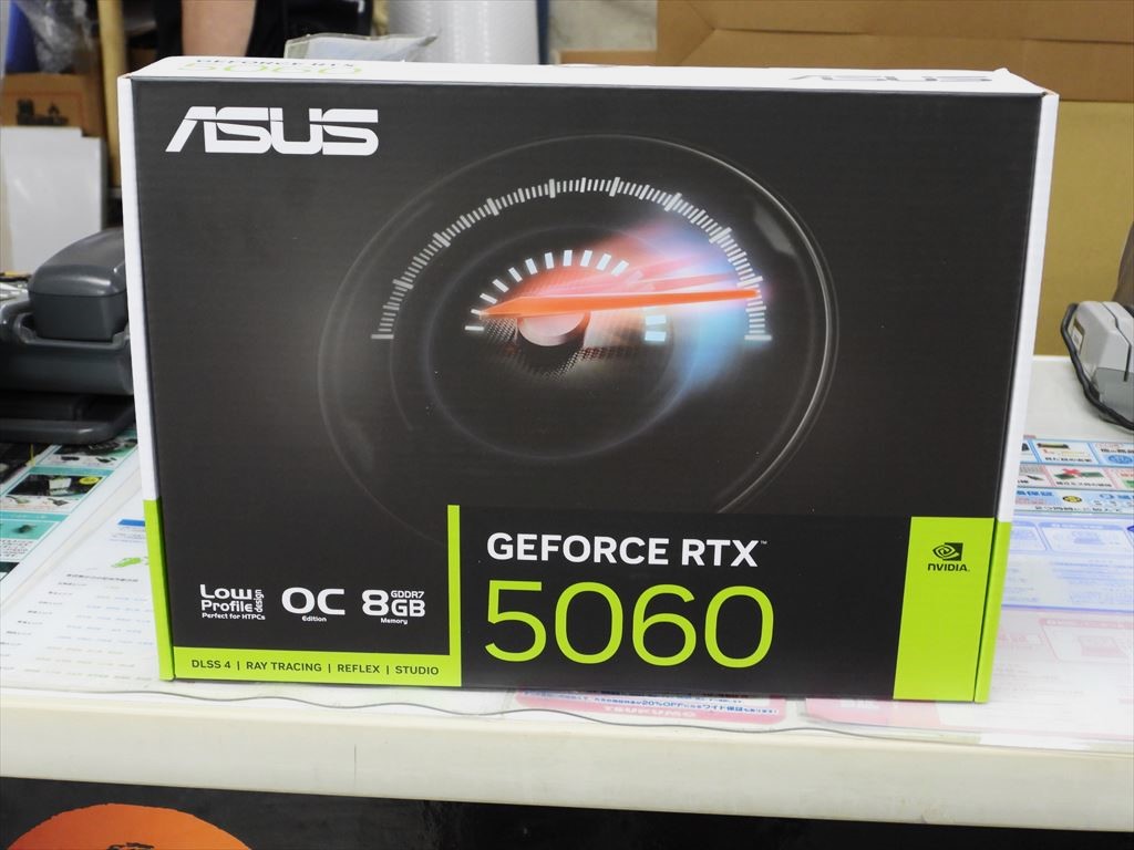 (アキバ取材班) ロープロファイル対応の「ASUS GeForce RTX 5060 LP BRK 8GB GDDR7 OC Edition」が発売