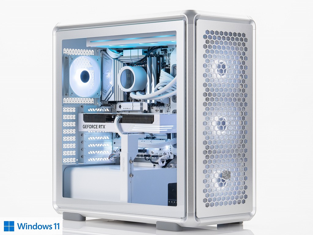 Cooler Master渾身のアルミケースでビルドされた上質ゲーミングPC、パソコンショップSEVEN「ZEFT Z57CM」