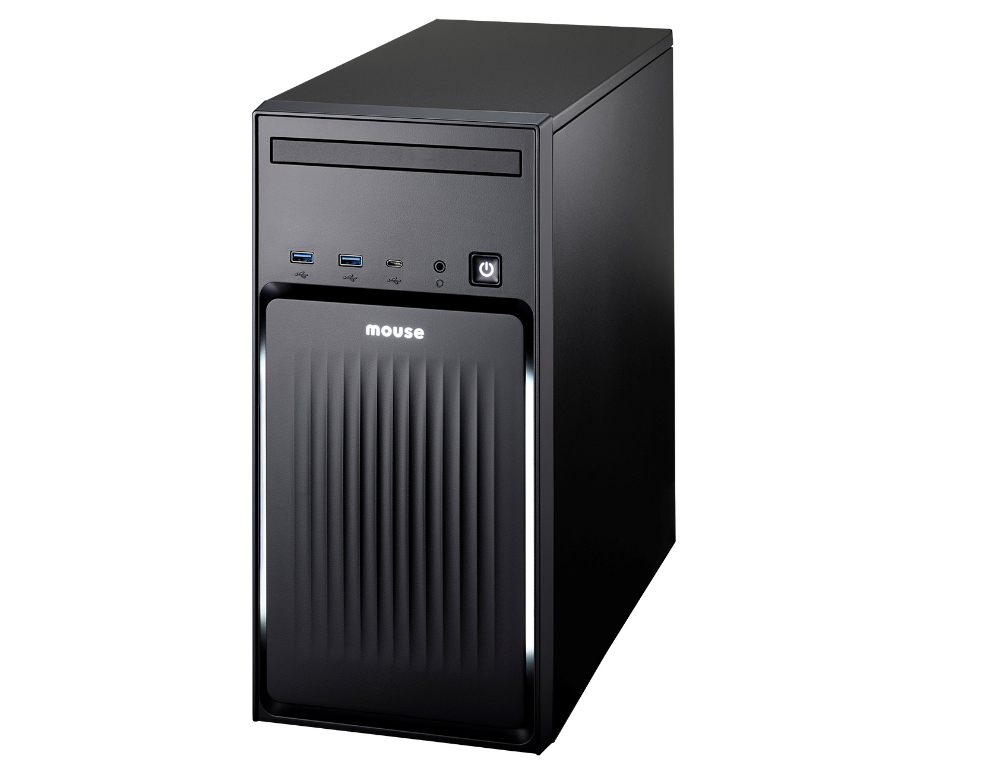 エアフローを効率化した新型筐体を採用するミニタワーPCがマウスから