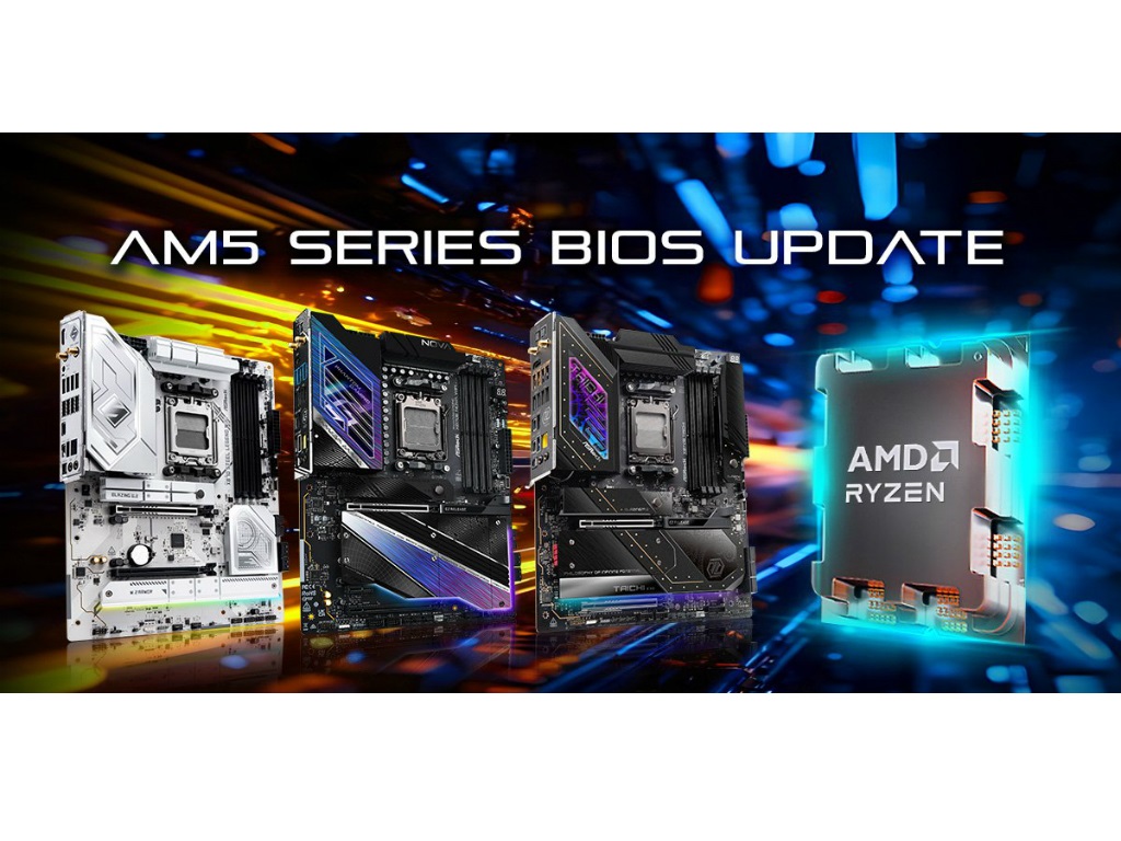 ASRock、Socket AM5マザーボードにメモリ互換性とCPU安定性を改善した新BIOS提供開始