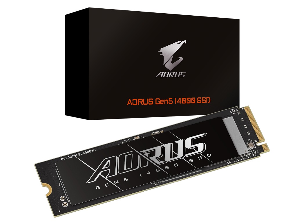 最大14,500MB/sのPCIe 5.0 SSD、GIGABYTE「AORUS Gen5 14000 SSD」など2種