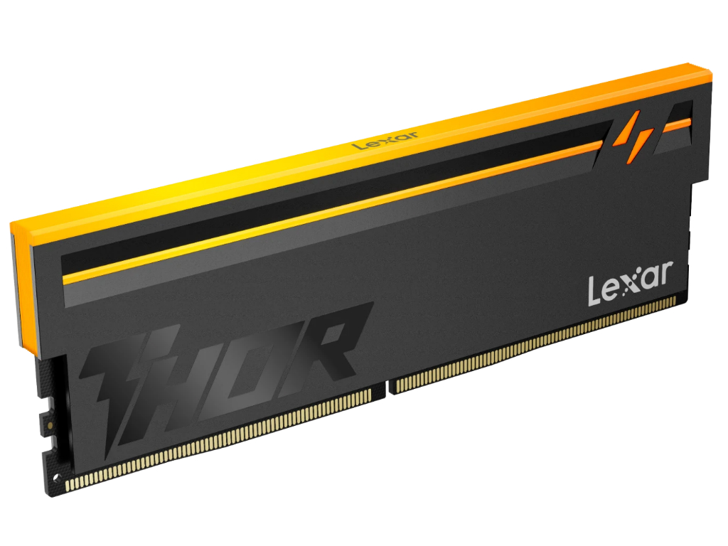 Lexar、サンドブラスト仕上げのアルミヒートシンクを搭載した「THOR RGB 2nd Gen DDR5」