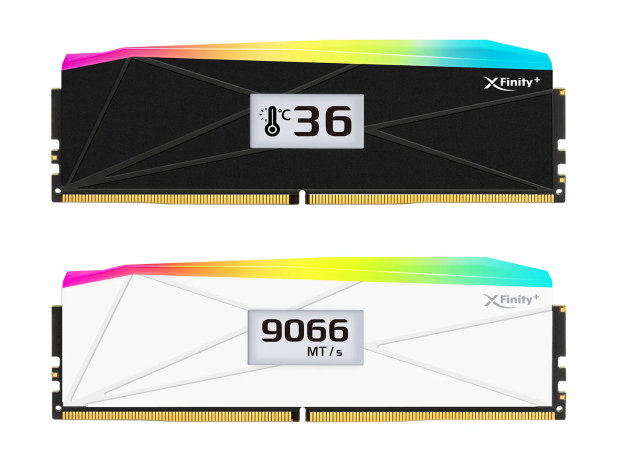 ステータス表示用OLEDを搭載するDDR5メモリ、V-COLOR「XFinity+」シリーズ