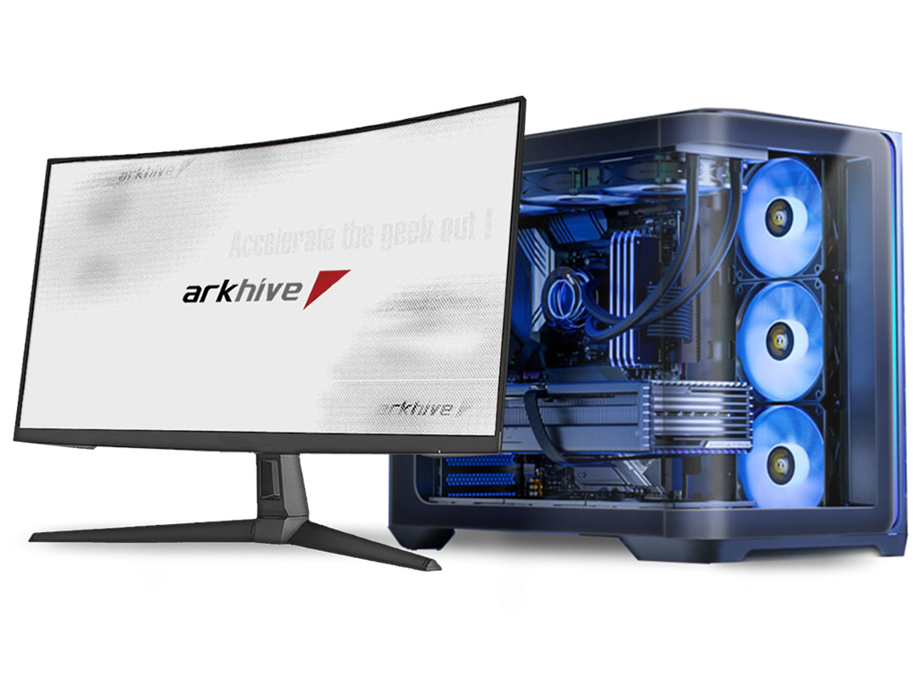arkhive、Antecの曲面ピラーレスPCケース「C5 Curve ARGB」採用ゲーミングPC計4機種