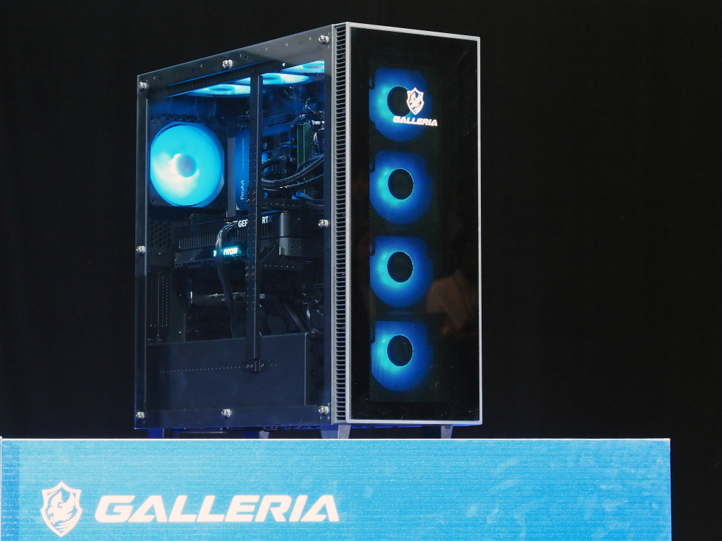 (メディア向け内覧会)ドスパラ、ゲーミングPC「GALLERIA」を5年ぶりに刷新。シリーズごとに異なる筐体を採用